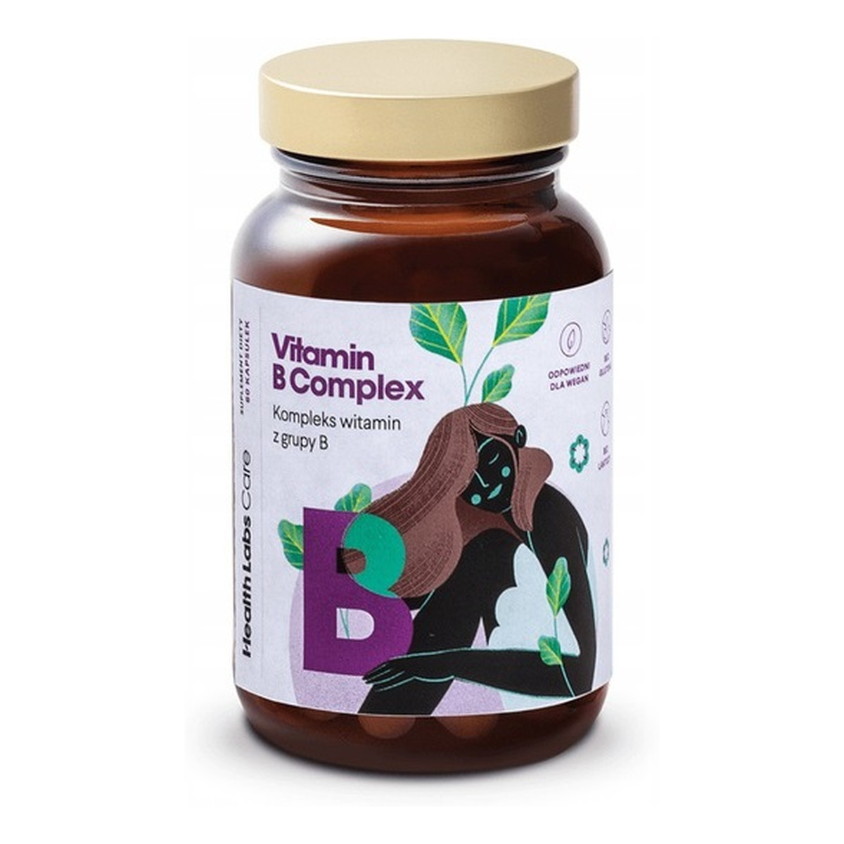 HealthLabs Vitamin b complex kompleks witamin z grupy b suplement diety 60 kapsułek