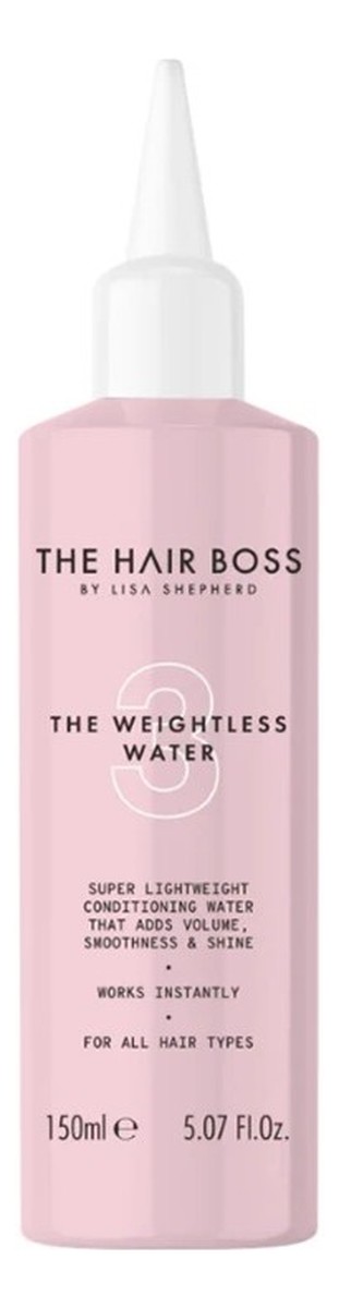 The weightless water odżywka do włosów dodająca objętości