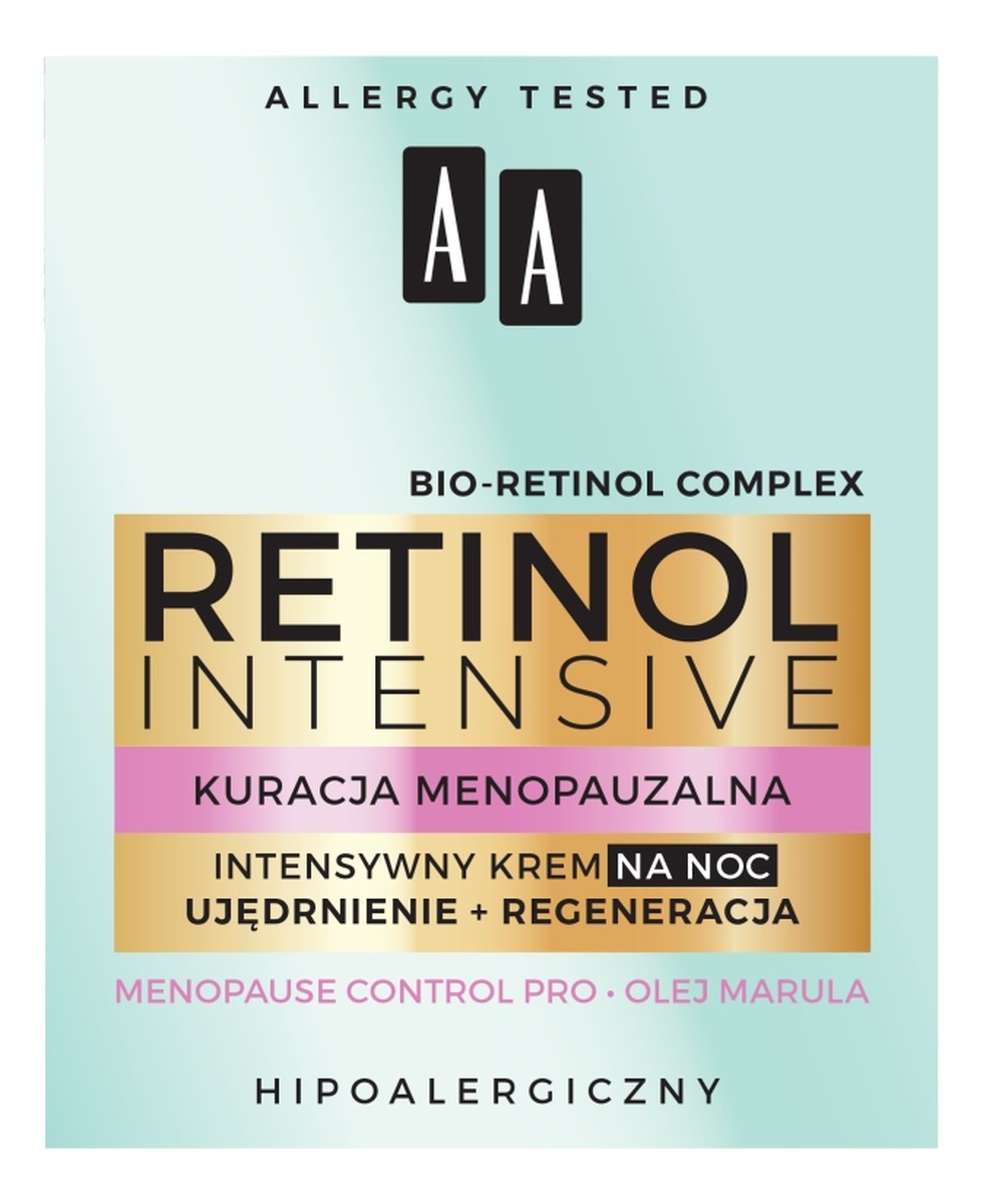 Krem intensywny na noc ujędrnienie+ regeneracja