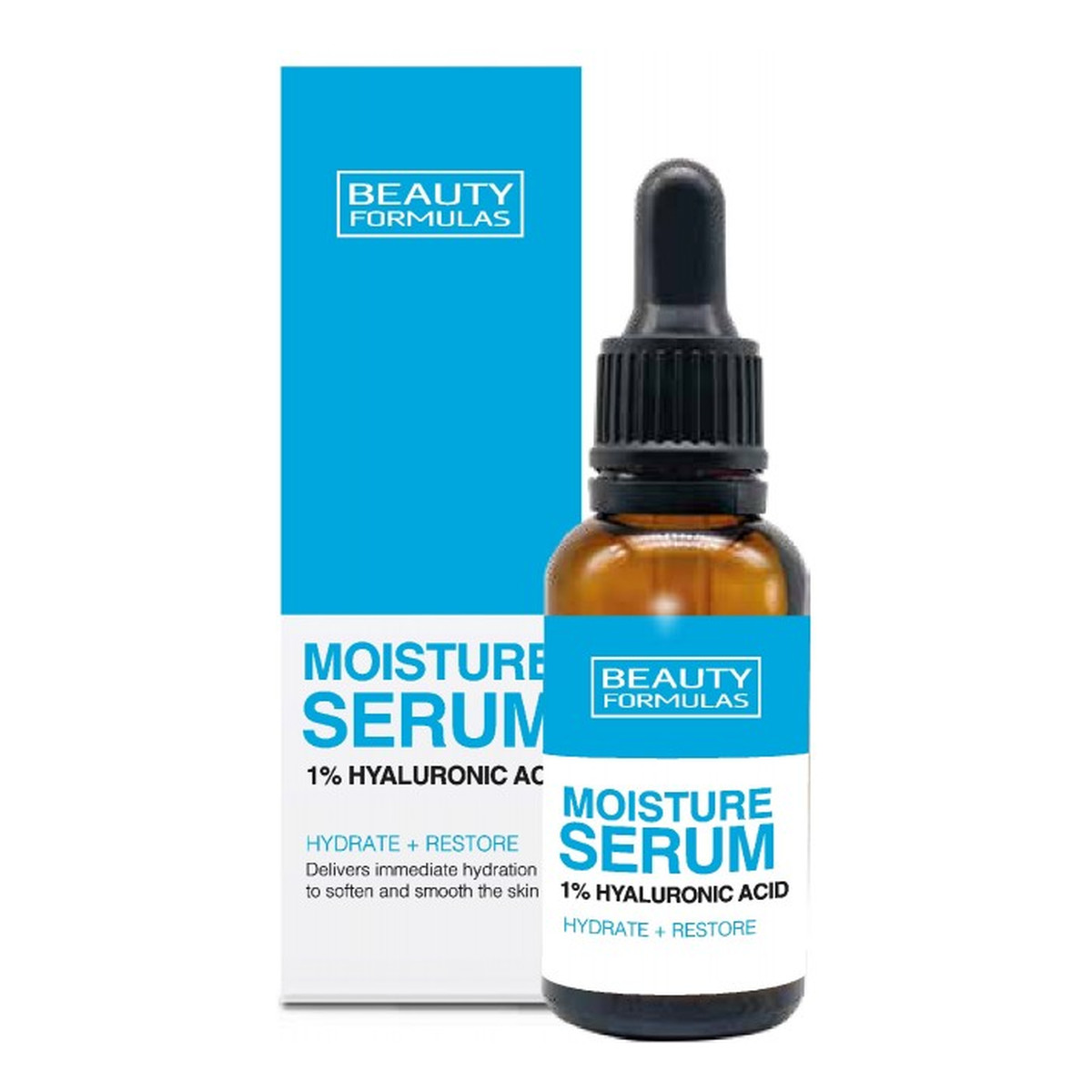 Beauty Formulas Moisture serum nawilżające serum do twarzy 1% hyaluronic acid 30ml