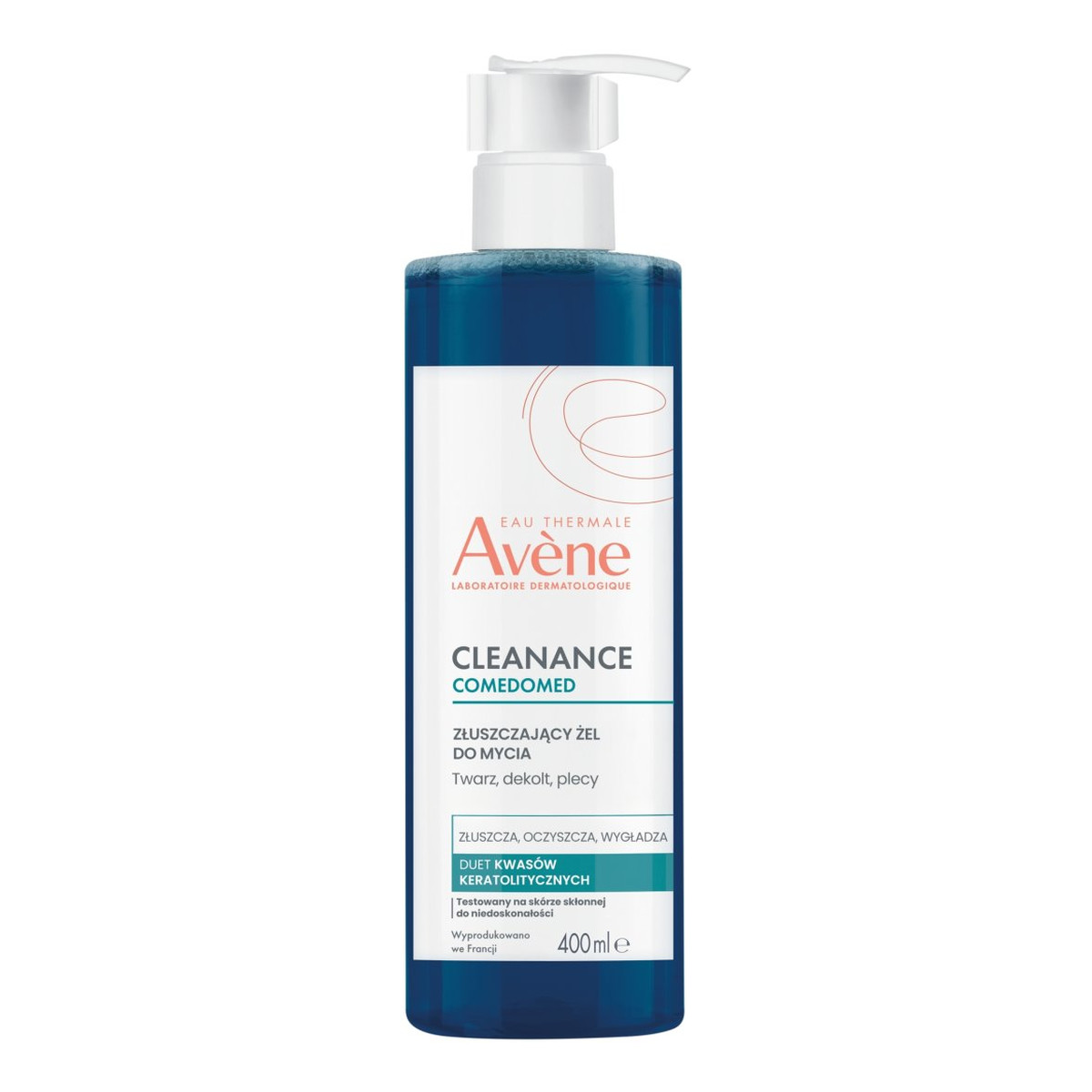 Avene Cleanance Comedomed Złuszczający żel do codziennej pielęgnacji twarzy 400ml