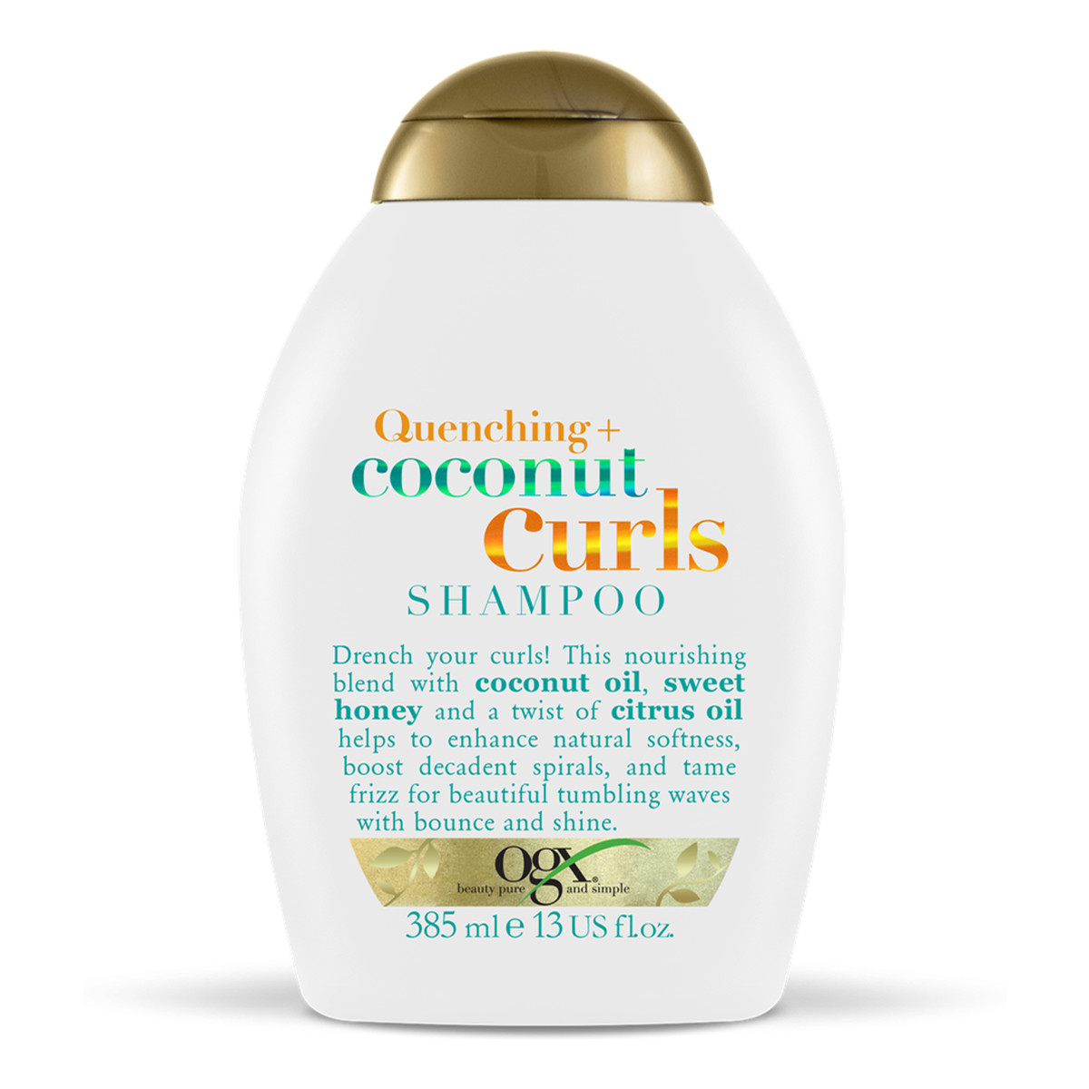Organix Quenching + Coconut Curls szampon do włosów kręconych 385ml