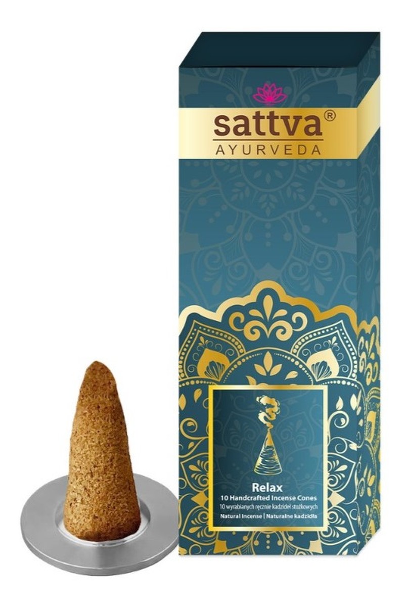 Incense sticks cones kadzidła stożkowe relax 10szt
