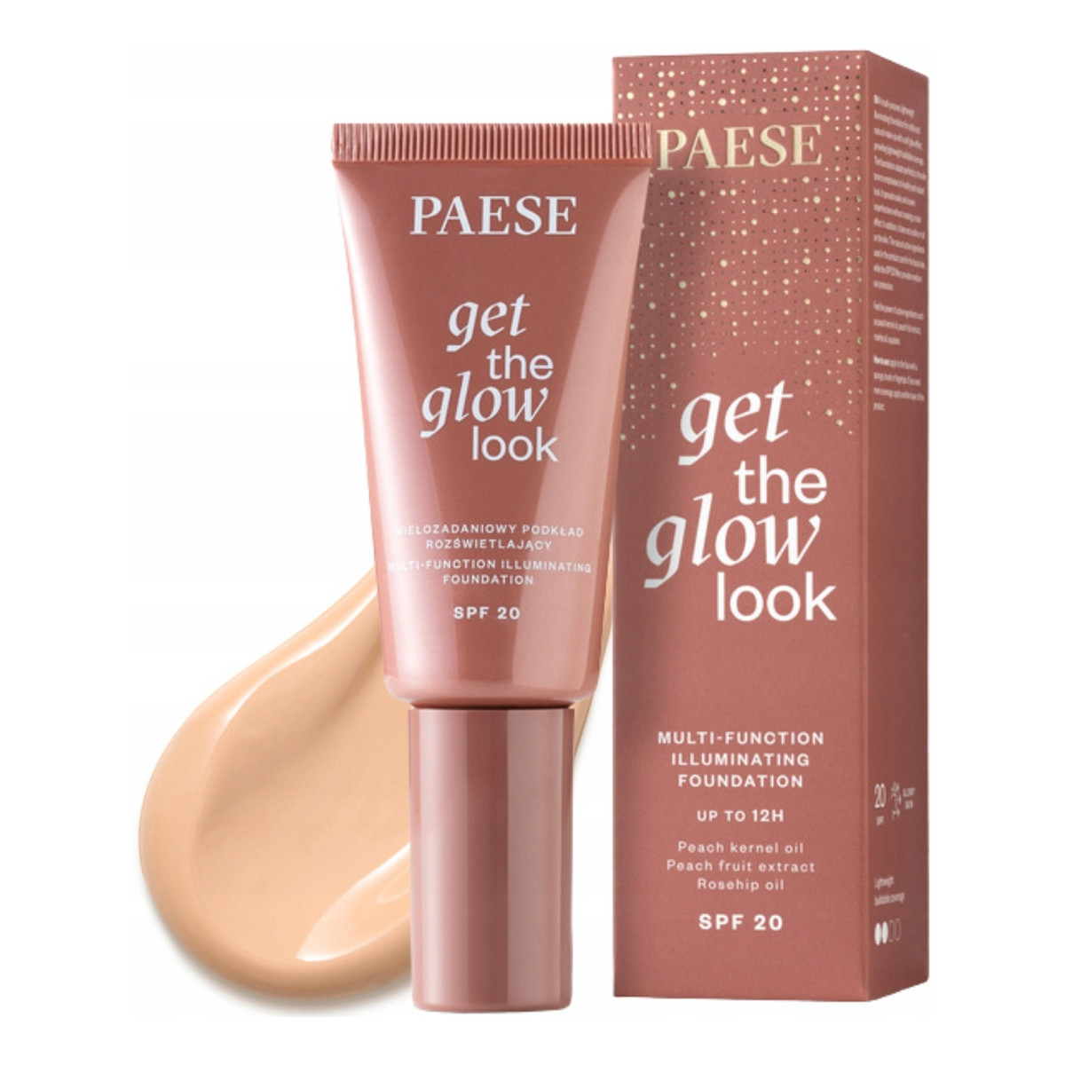 Paese Get The Glow Look Podkład rozświetlający SPF20 30ml