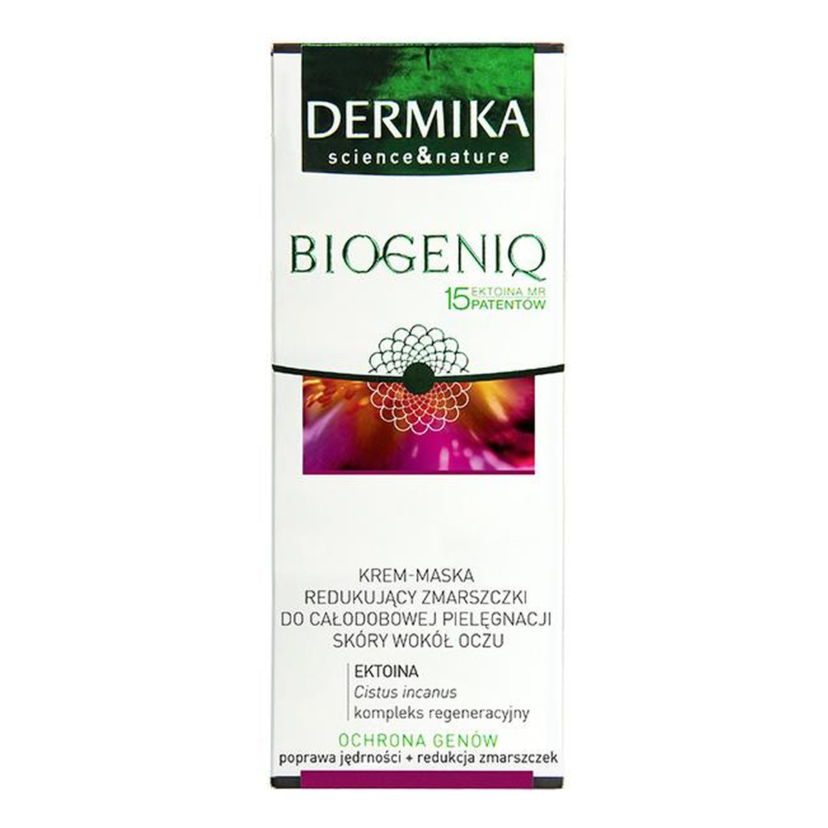 Dermika Biogeniq Krem Maska Redukujący Zmarszczki Wokół Oczu 15ml