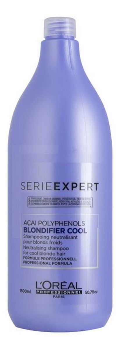 Blondifier Cool neutralizujący szampon dla chłodnych odcieni blond
