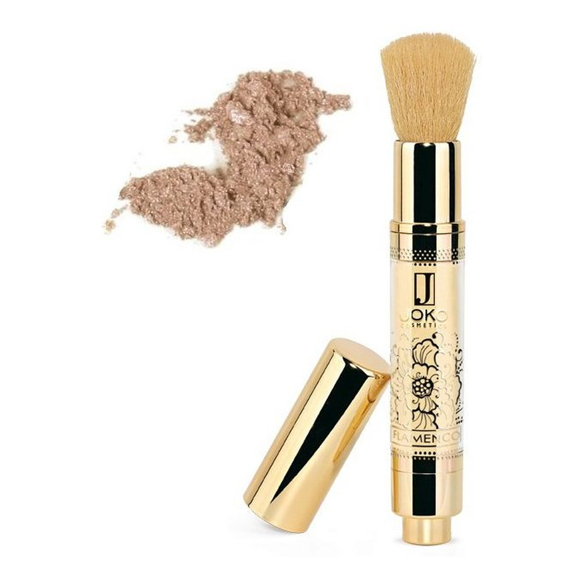 Joko Flamenco Rozświetlający Puder Sypki w Pędzlu 5ml