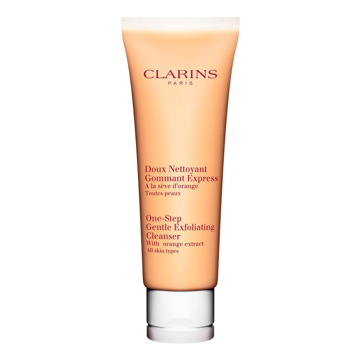 Clarins One Step Gentle Exfoliating Cleanser łagodny peeling myjący do twarzy z ekstraktem z pomarańczy 125ml