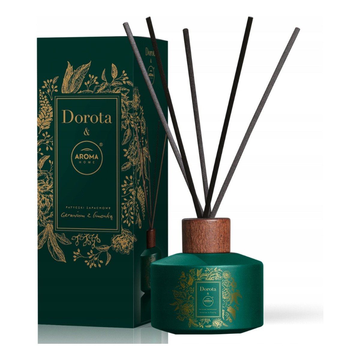 Aroma Home & Dorota Patyczki zapachowe Geranium z Limonką 100ml