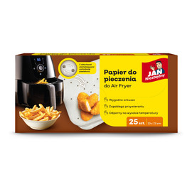 Papier do pieczenia do airfryer-25 sztuk