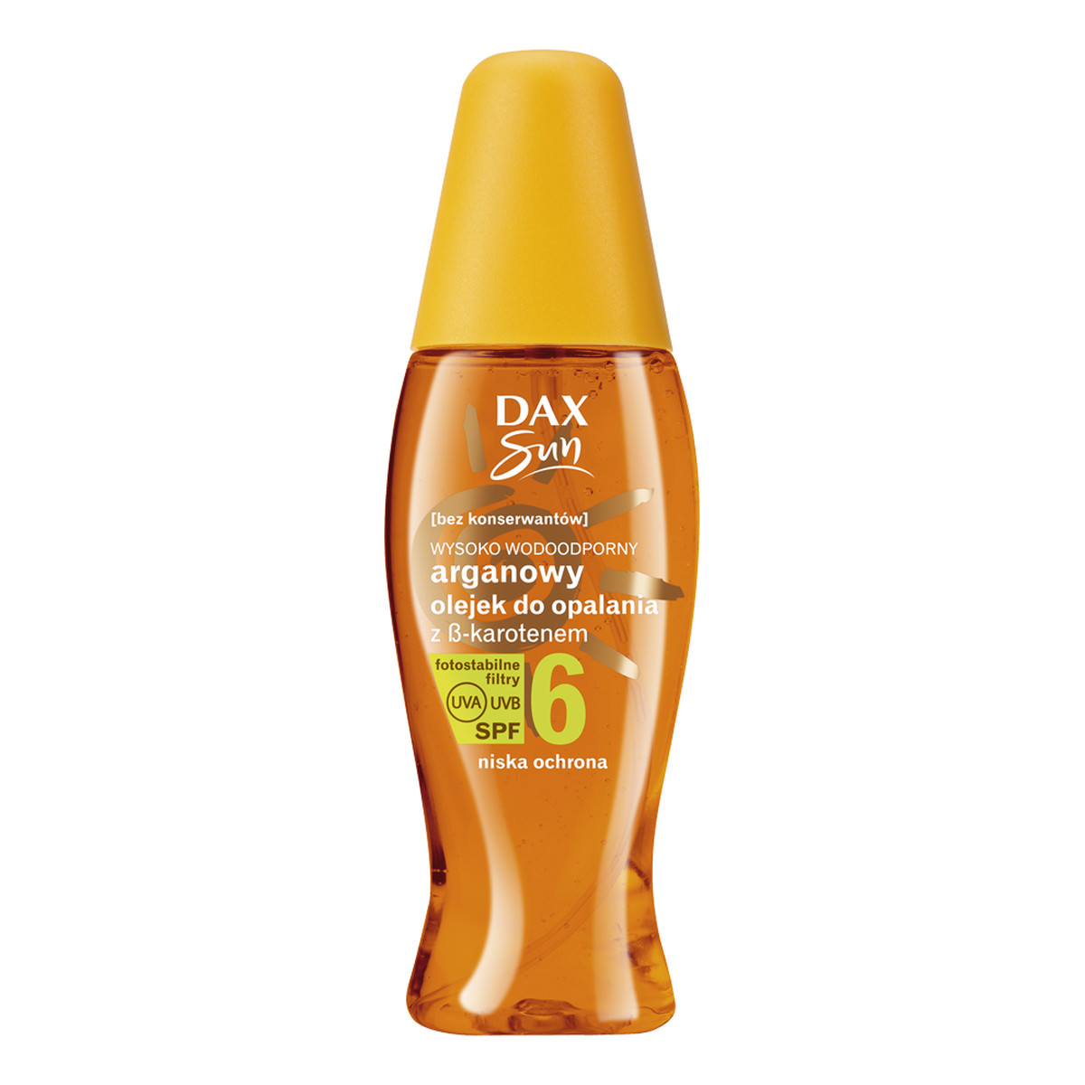 Dax Sun Arganowy Olejek Do Opalania z Beta-Karotenem SPF 6 Spray 150ml