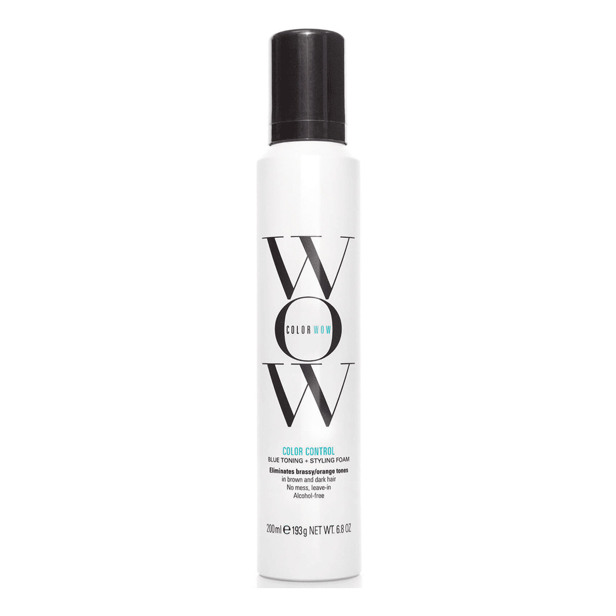 Color Wow Curl Wow Color Control Blue Toning and Styling niebieska pianka tonizująca do włosów ciemnych 200ml