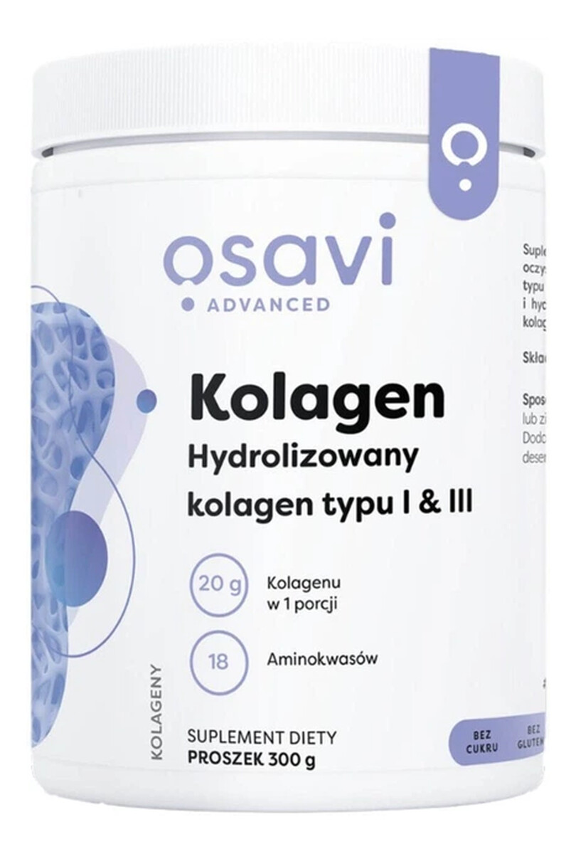 Kolagen Hydrolizowany Typu I & III proszek suplement diety