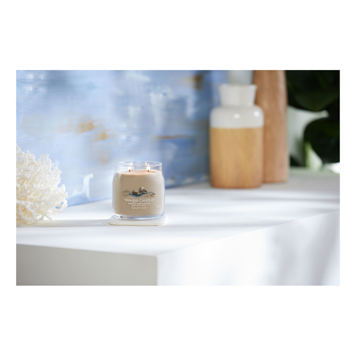 Yankee Candle Świeca Zapachowa Amber & Sandalwood 368g