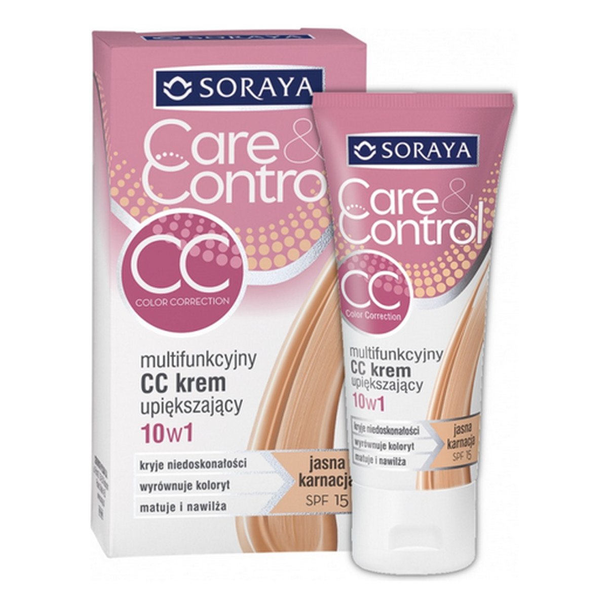 Soraya Care & Control Color Corretion Multifunkcyjny Upiększający Krem CC 10w1