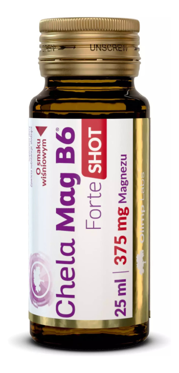 Chela-Mag B6 Forte Shot suplement diety Wiśnia