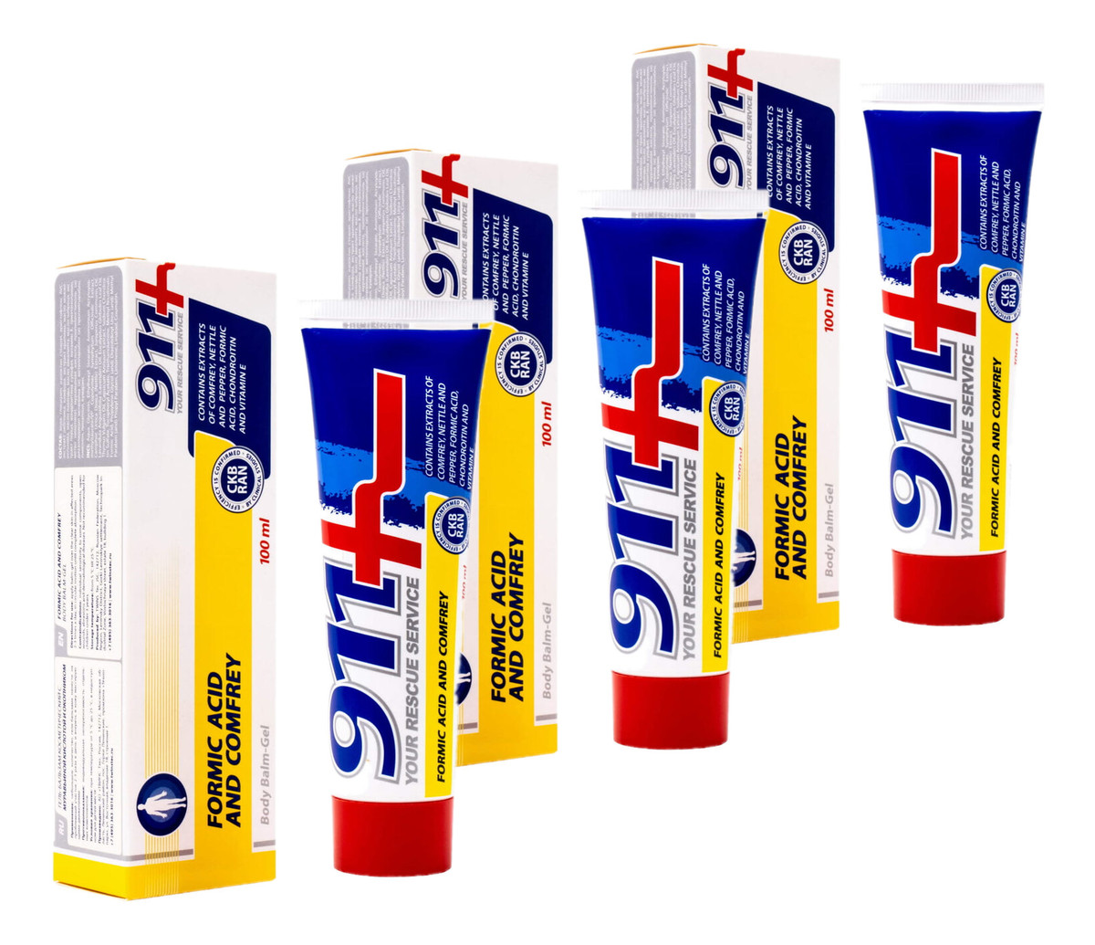 Balsam z kwasem mrówkowym i żywokostem 3x100ml