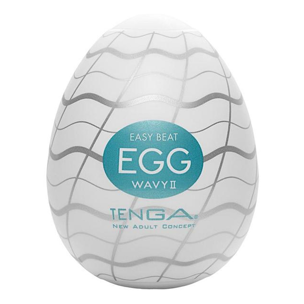 Tenga Easy beat egg wavy ii jednorazowy masturbator w kształcie jajka