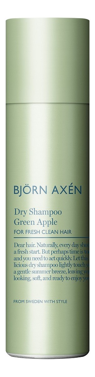 Dry shampoo suchy szampon do włosów green apple