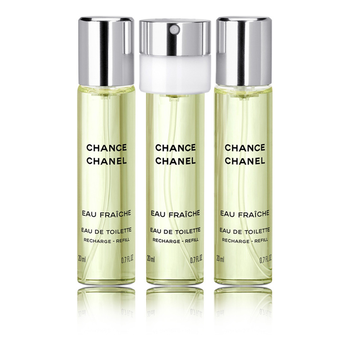 Chanel Chance Eau Fraiche Woda toaletowa spray wkład 3x20ml 60ml