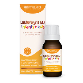Laktoferyna blf infants + kids 100mg suplement diety w kroplach