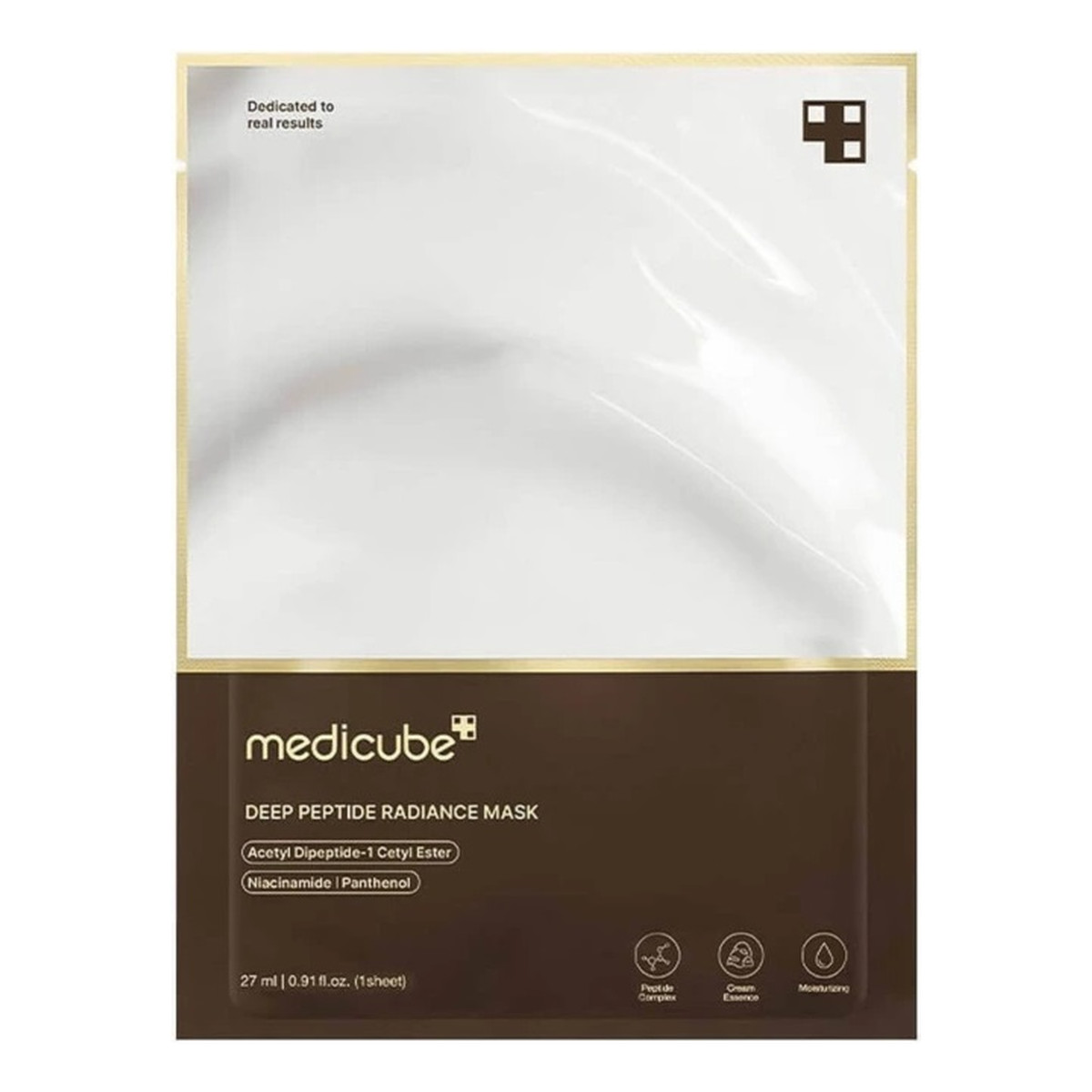 Medicube Deep Peptide Radiance Mask rozświetlająca maska w płachcie 27ml