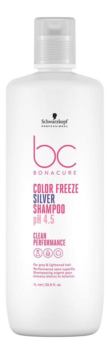 Bc bonacure color freeze silver shampoo szampon z pigmentem do chłodnych odcieni włosów