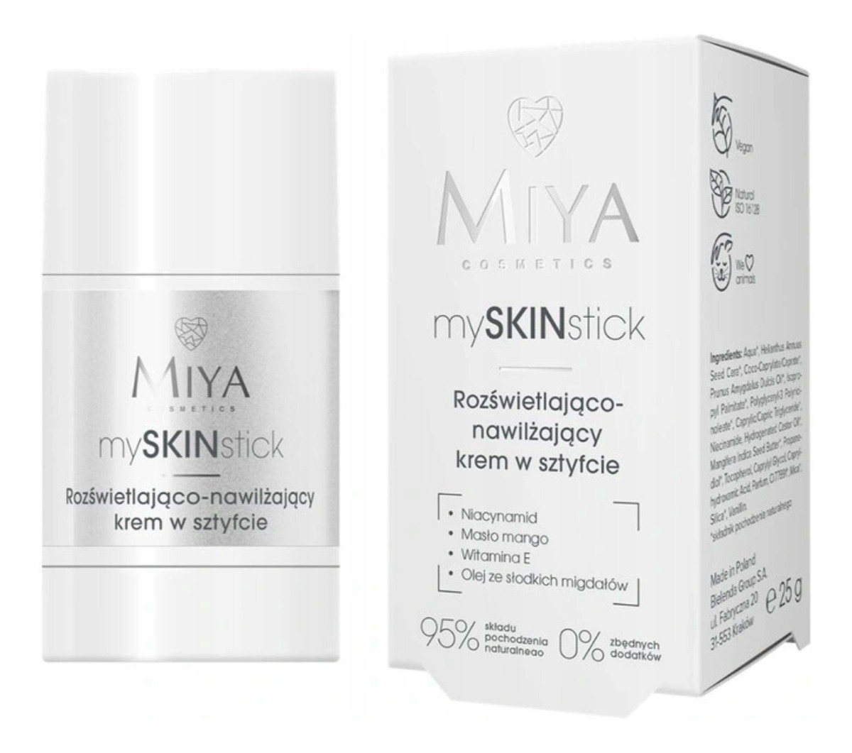 Rozświetlający Nawilżający Krem Do Twarzy w Sztyfcie