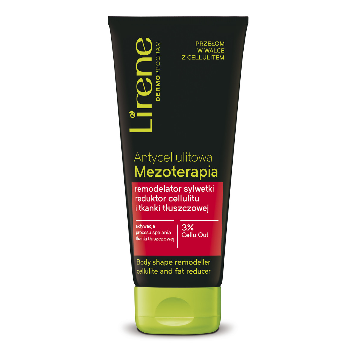 Lirene Antycellulitowa Mezoterapia - Remodelator Sylwetki Reduktor Cellulitu i Tkanki Tłuszczowej 200ml