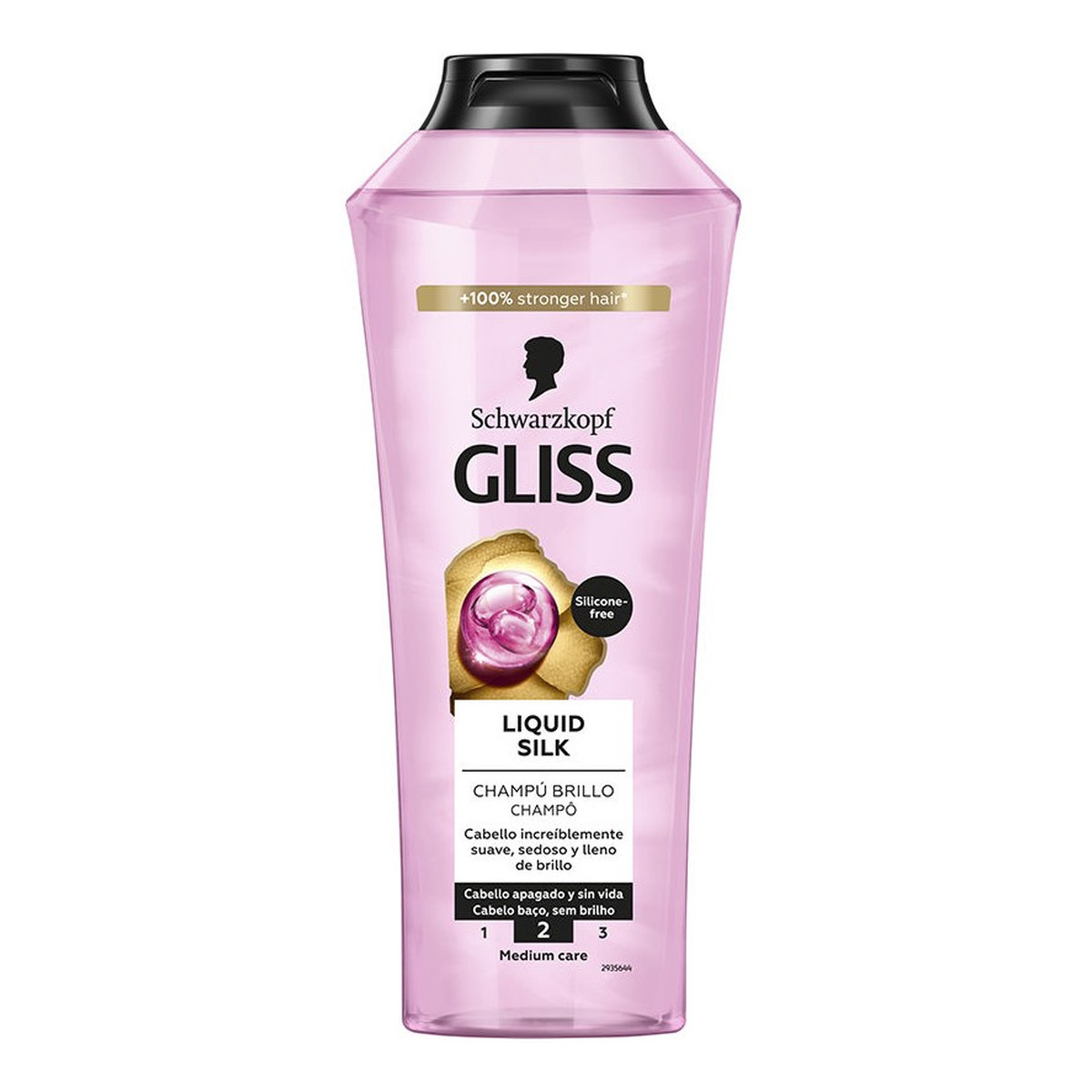 Gliss Liquid Silk Szampon do Włosów Łamliwych i Matowych 3x400ml