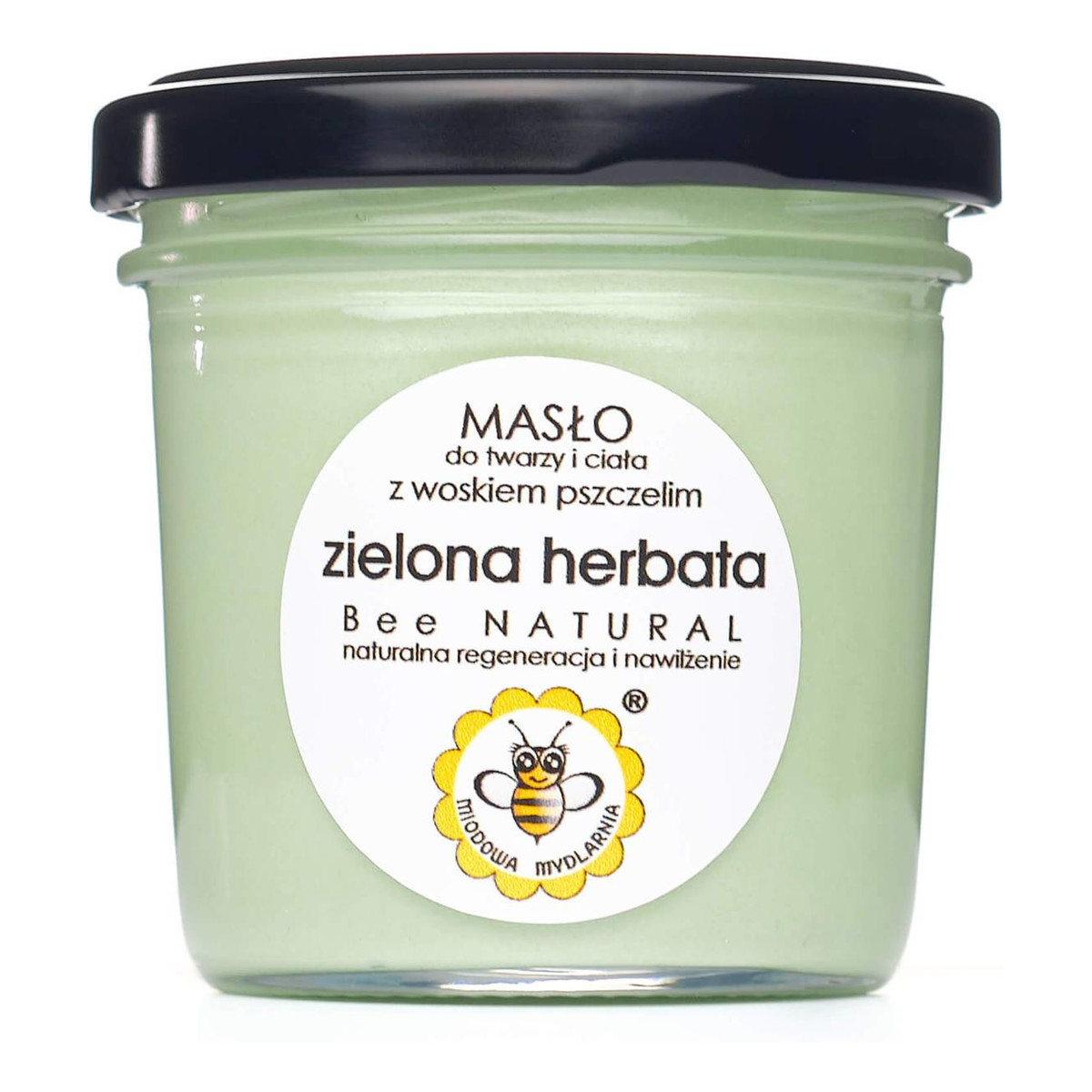 Miodowa Mydlarnia B e e Natural Masło do twarzy i ciała Zielona Herbata 65g