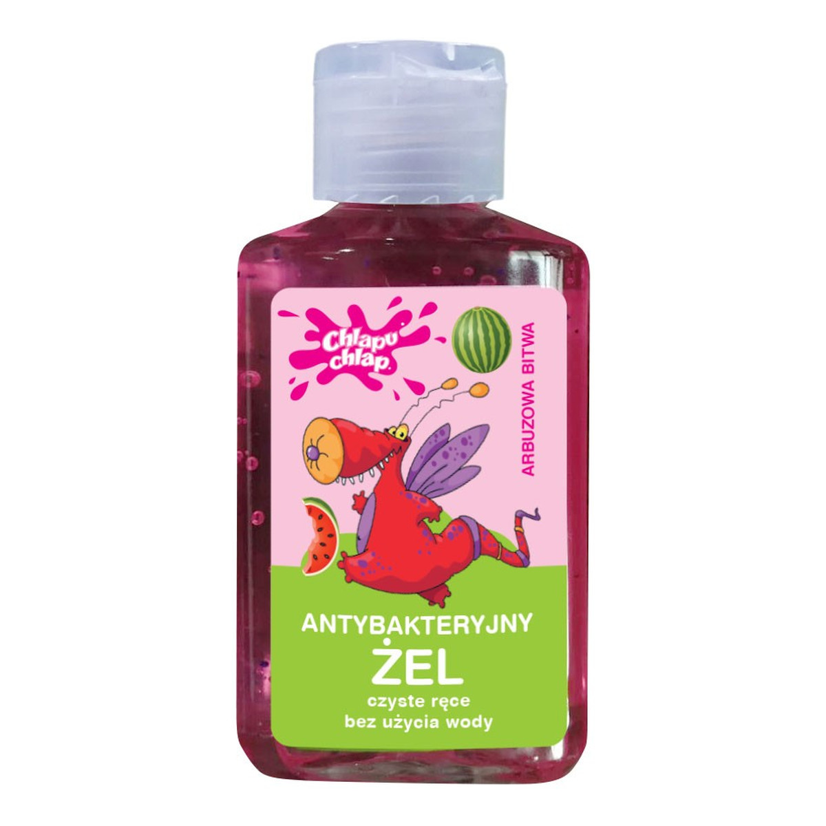Chlapu Chlap Antybakteryjny żel do higieny rąk Arbuzowa Bitwa 60ml