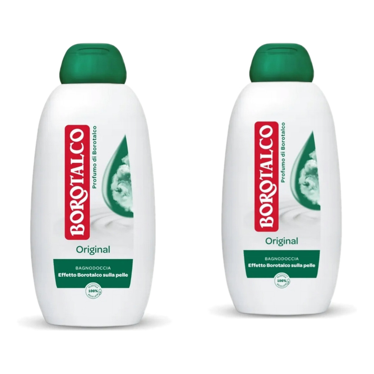 Borotalco Original Kremowy żel pod prysznic 2x600ml