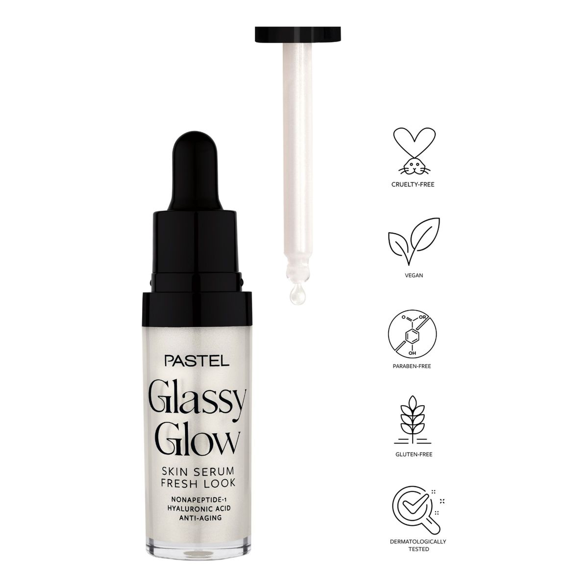 Pastel Glassy glow serum do twarzy fresh look 1szt