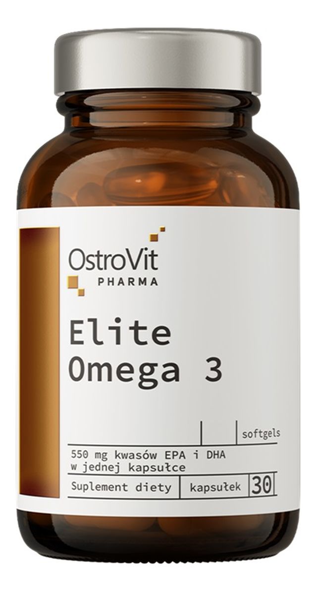 Elite omega 3 suplement diety 30 kapsułek