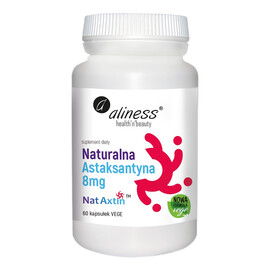 Naturalna astaksantyna nat axtin 8mg suplement diety 60 kapsułek