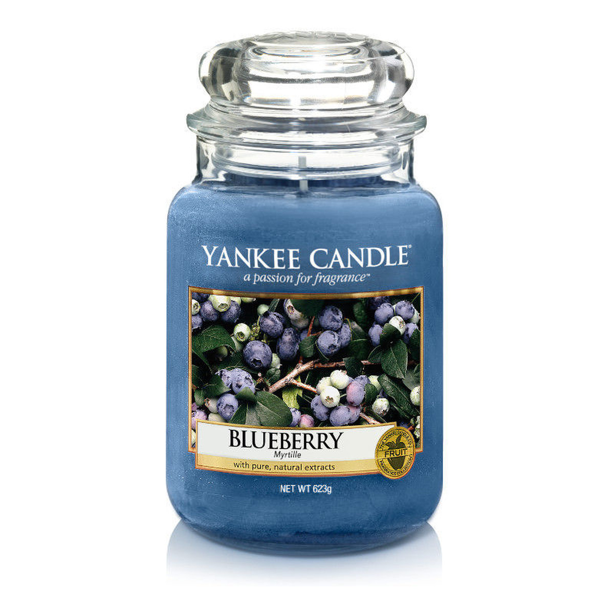 Yankee Candle Large Jar duża świeczka zapachowa Blueberry 623g