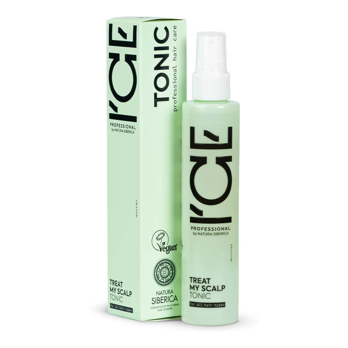 Natura Siberica Ice Professional Treat My Scalp Tonic Wegański tonik do skóry głowy pobudzający wzrost włosów 100ml