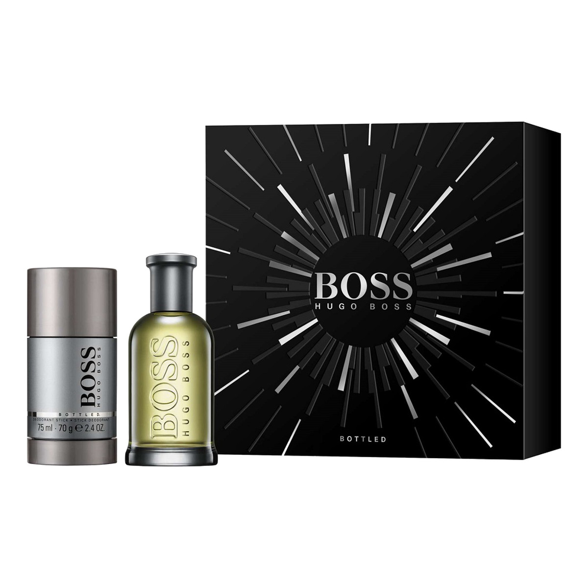 Hugo Boss Boss Bottled zestaw (woda toaletowa 50ml + dezodorant sztyft 75ml)