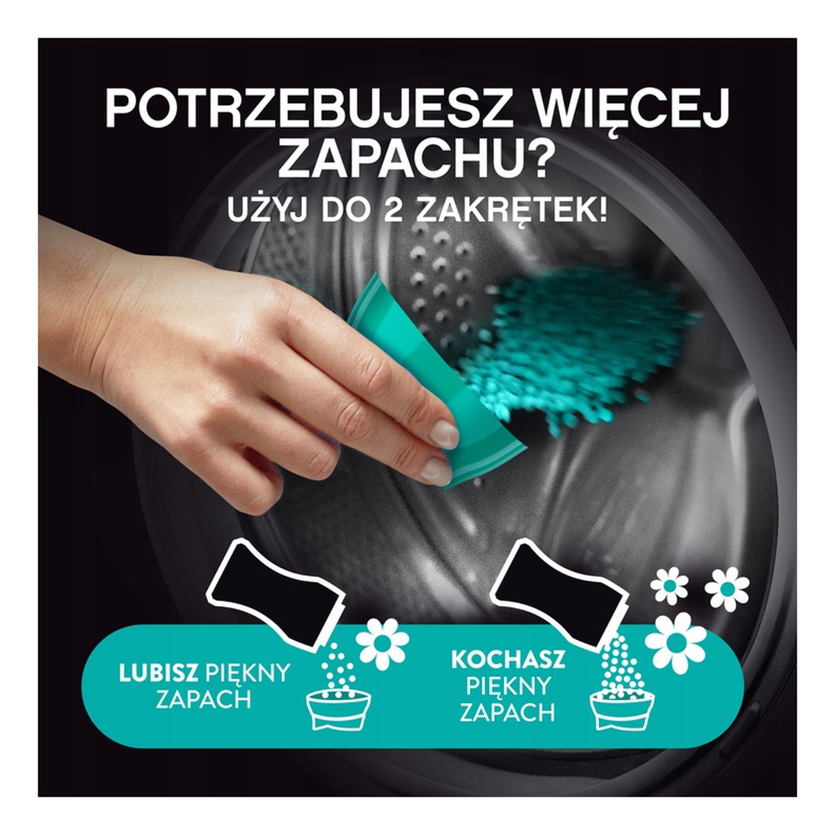 Lenor Unstoppables Fresh Perełki Zapachowe do Prania 195g