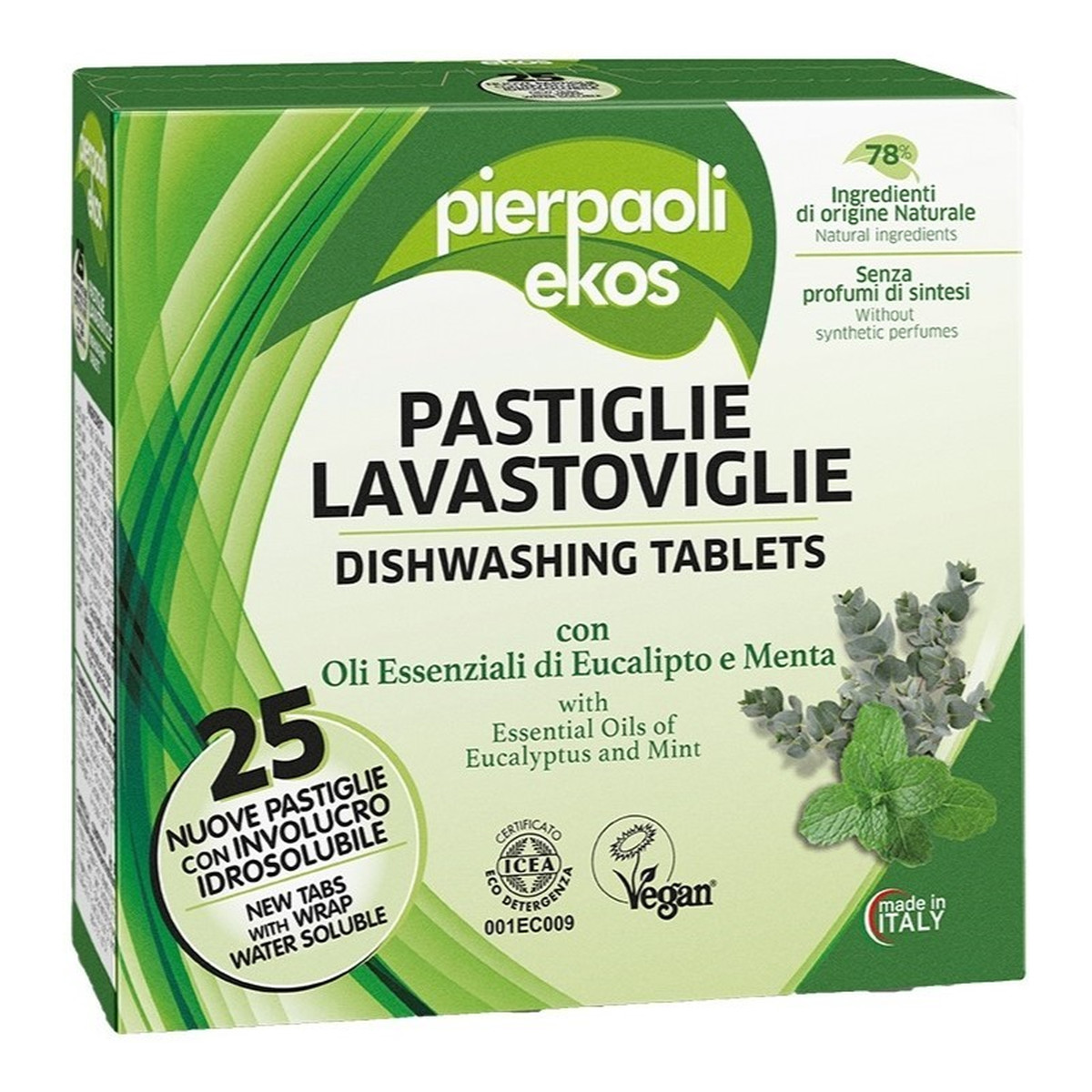 Pierpaoli Ekos Pierpaoli Tabletki do Zmywarki Ekologiczne 25 tabletek