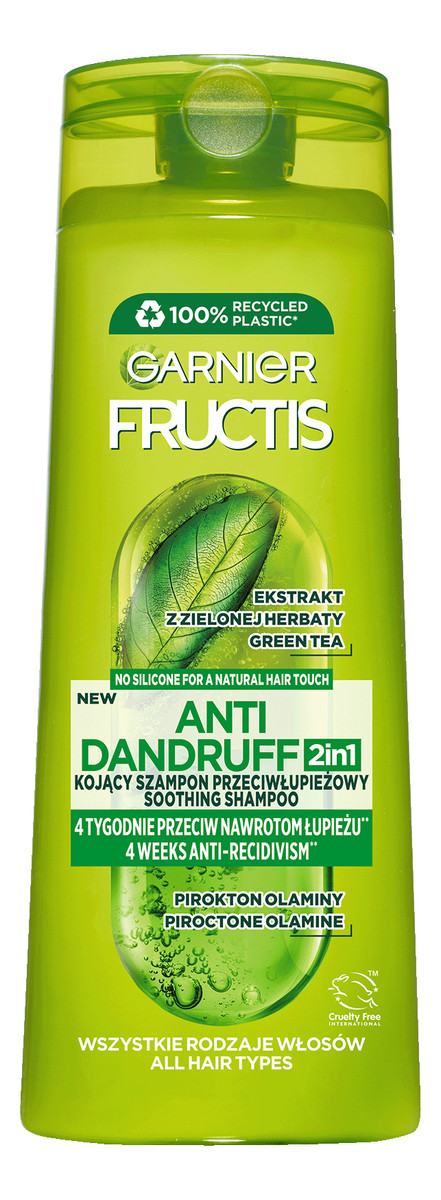 Anti Dandruff 2w1 Kojący szampon przeciwłupieżowy 2w1 3x400ml