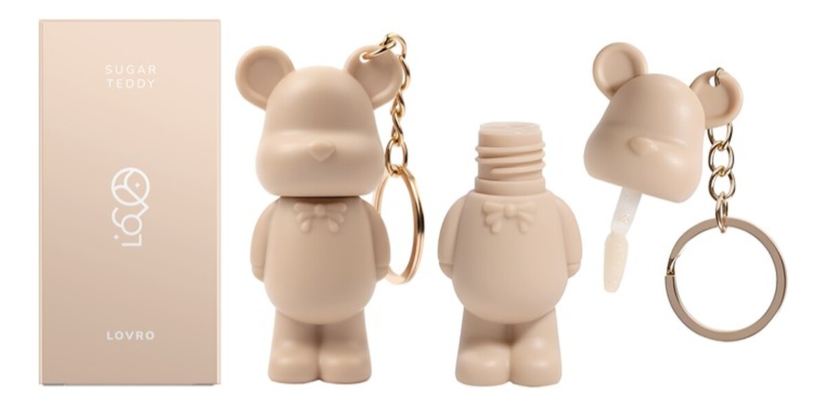 Sugar teddy błyszczyk do ust z drobinkami