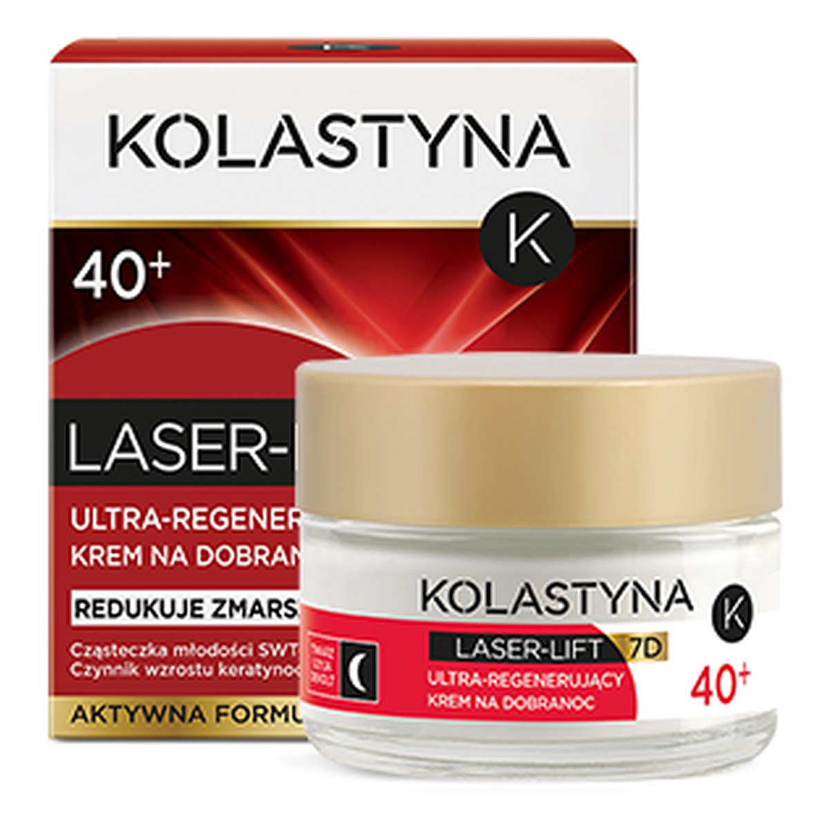 Kolastyna Laser - Lift 7D 40+ Ultra-Regenerujący Krem Na Dobranoc 50ml