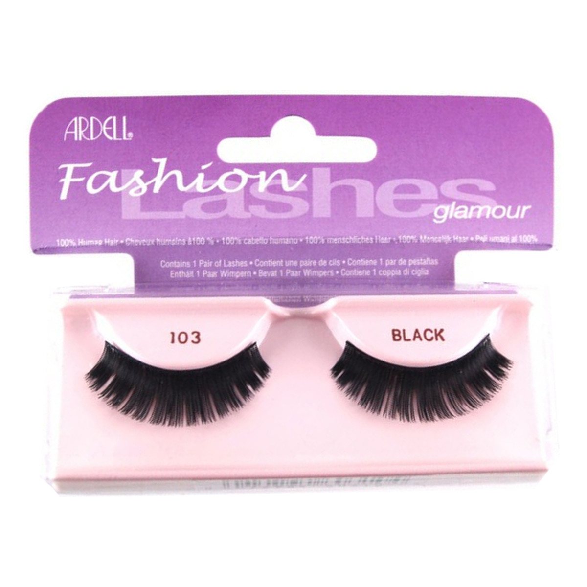 Ardell Glamour Fashion Lashes Sztuczne Rzęsy Black 103