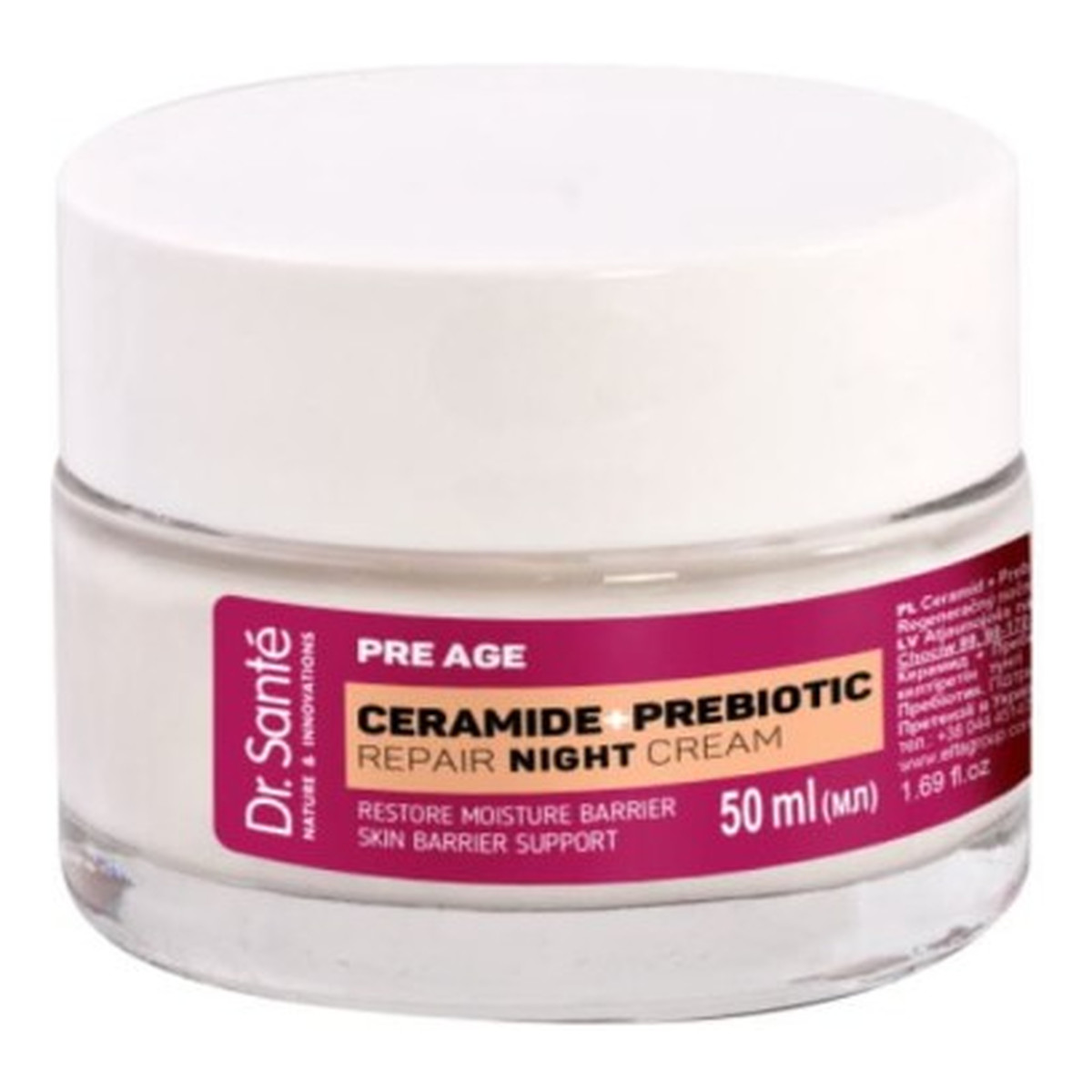 Dr. Sante Pre Age Regenerujący Krem Nawilżający Na Dzień Ceramide + Prebiotic 50ml