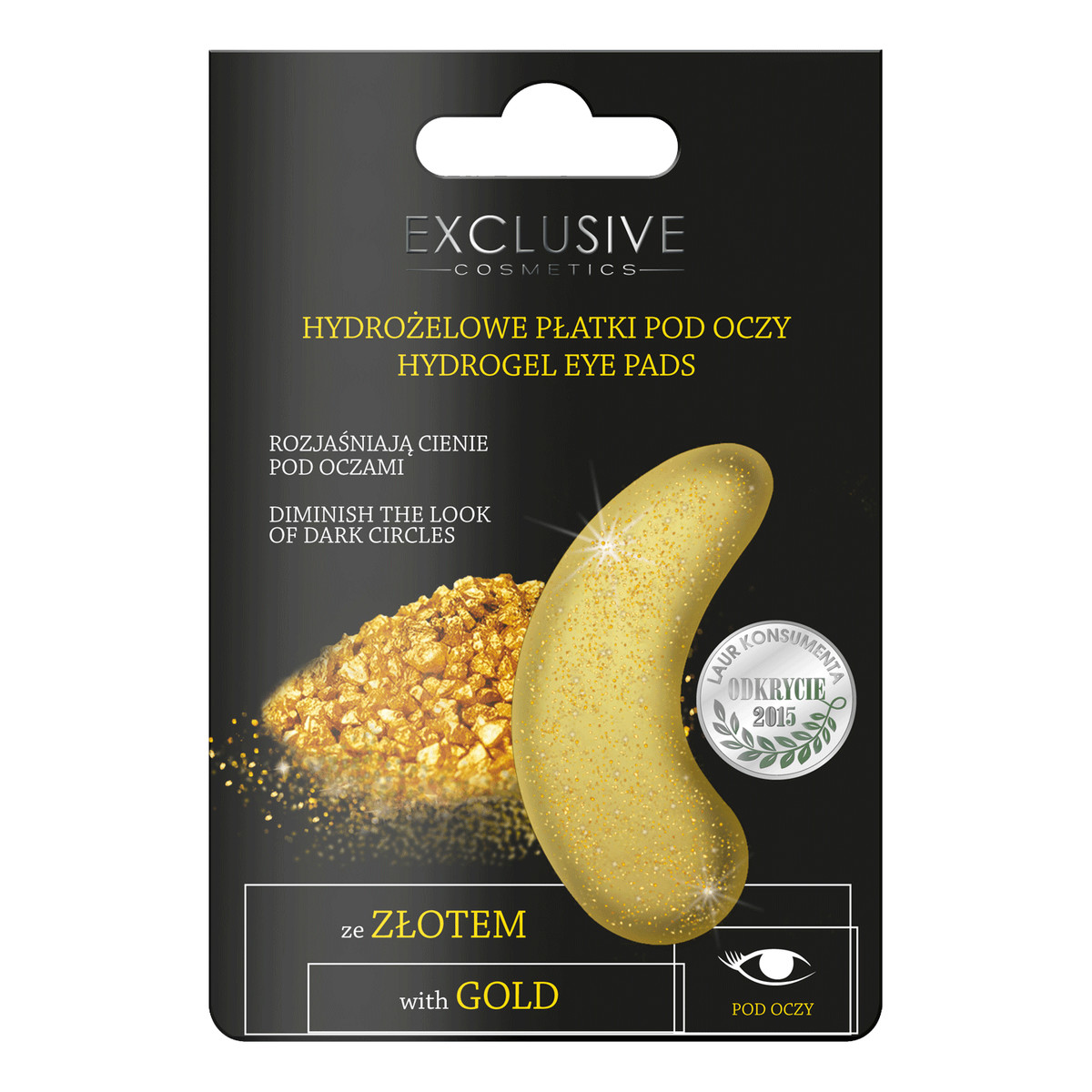 Exclusive Hydrożelowe Płatki Pod Oczy z Mikrocząsteczkami Złota