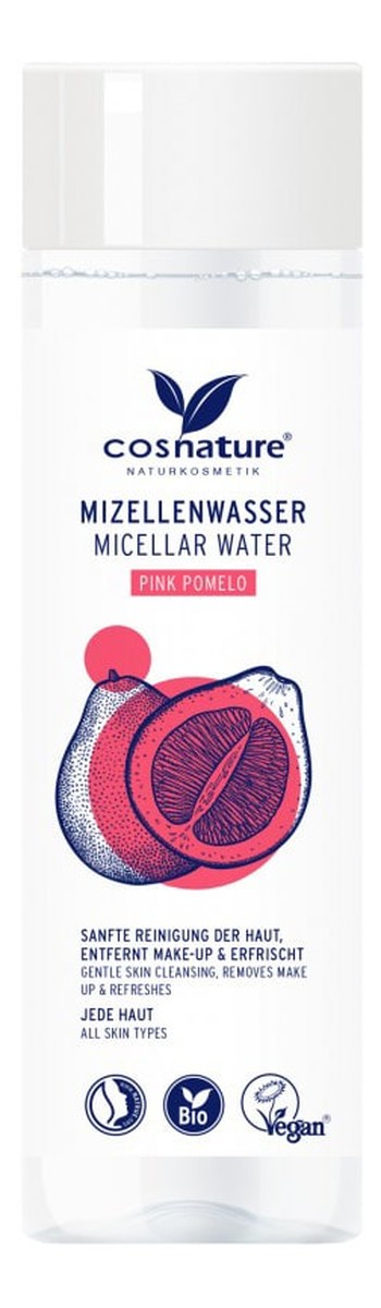Różowa woda micelarna Pomelo
