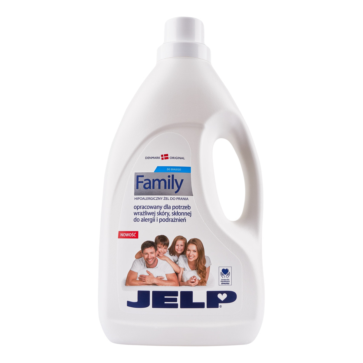Jelp Family Hipoalergiczny żel do prania do kolorów + do białego + płyn zmiękczający 3x2L
