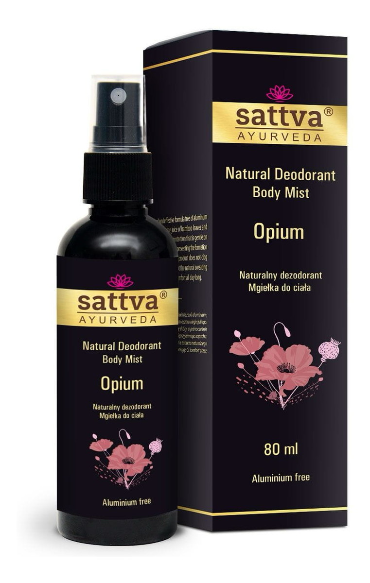 Dezodorant w formie mgiełki do ciała opium